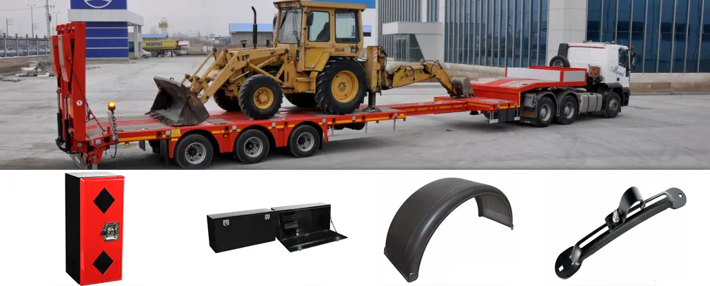 قطعات یدکی تریلر مناسب مناطق گرم و خشک ایران